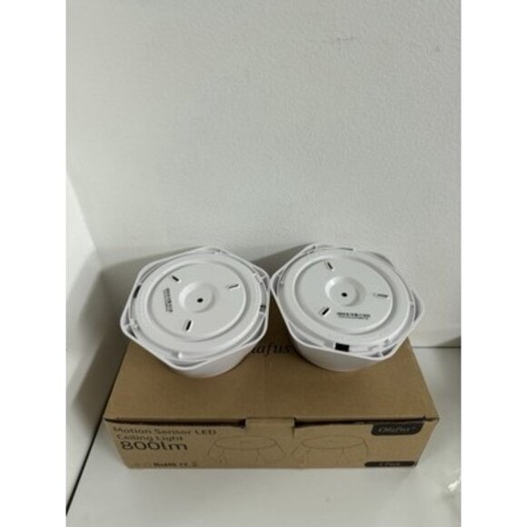 Olafus Motion Sensor Led Ceiling Light 2 Pack 800lm - Picture 2 of 6